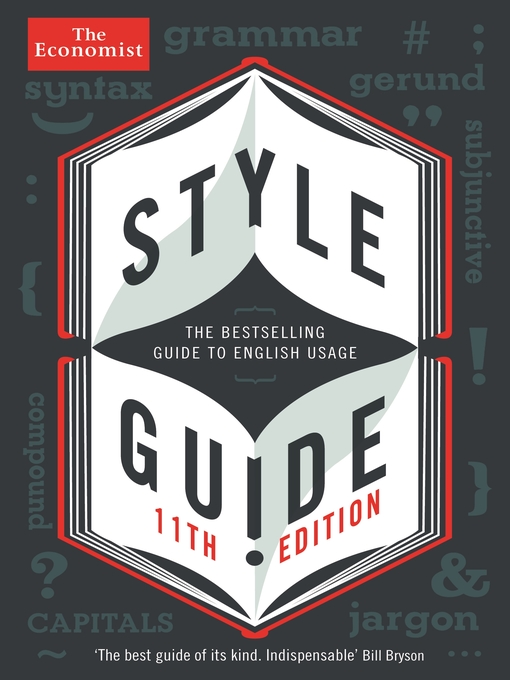 Cover image for The Economist Style Guide